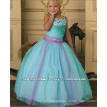 2013 бисером ruched бальное платье на заказ маленькие девочки pageant платье CWFaf4814